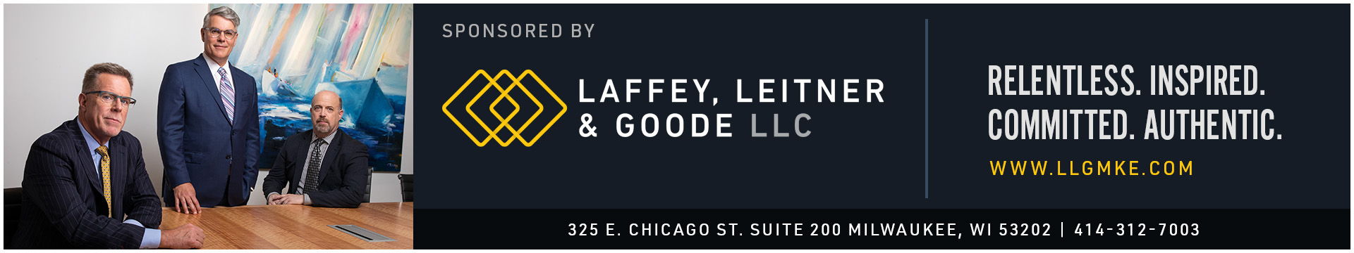 Relentless. Inspired. Committed. Authentic.